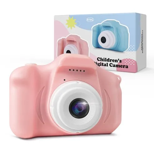 알테지 아동용 선물 미니 셀카 디지털 카메라 KD1000 + 16G SD카드 세트