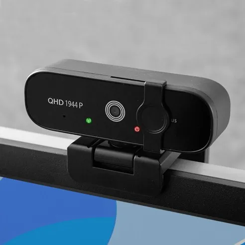 홈플래닛 QHD 웹캠 방송용 수업용 화상카메라 (500만화소 오토포커스 광시야각 마이크내장)
