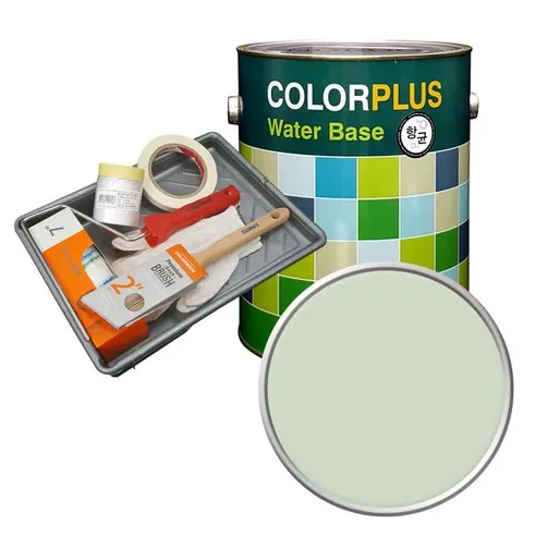 노루페인트 컬러플러스 페인트 4L + 도구 세트