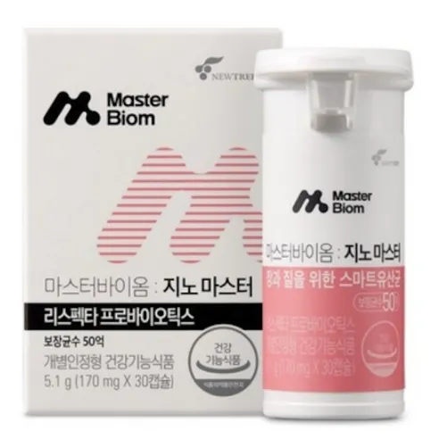 마스터바이옴 지노 마스터 170mg x 30캡슐 여성질유산균 1개월분